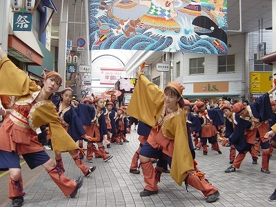 よさこい祭り本番