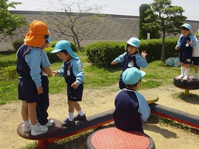 トリム公園へ行ったよ！