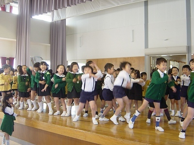 発表会直後の子どもたちの様子