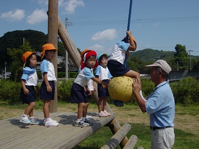 池の公園に行ったよ！