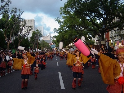 よさこい祭り本番