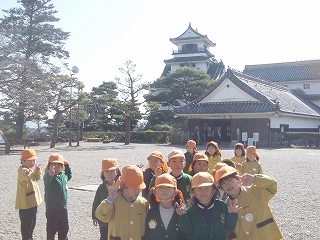 園外保育で高知城に行きました！